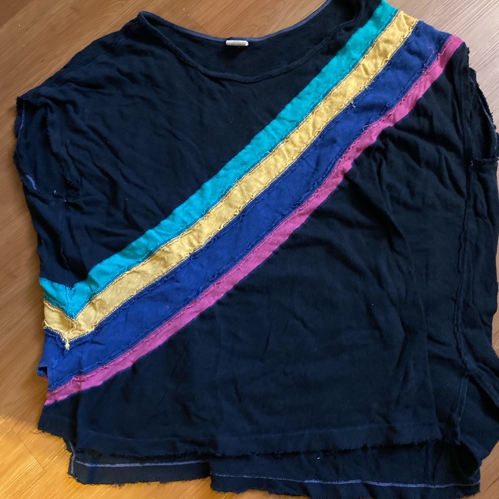 Colorful Free People Tee